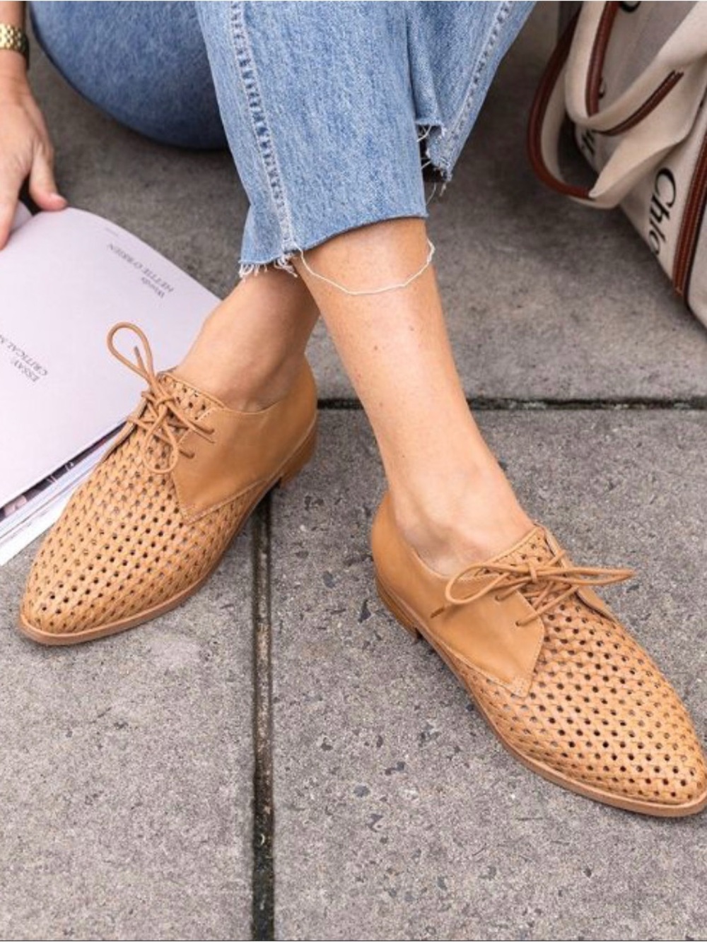 VTG Prego Italian Leather Lace Up Oxford 8